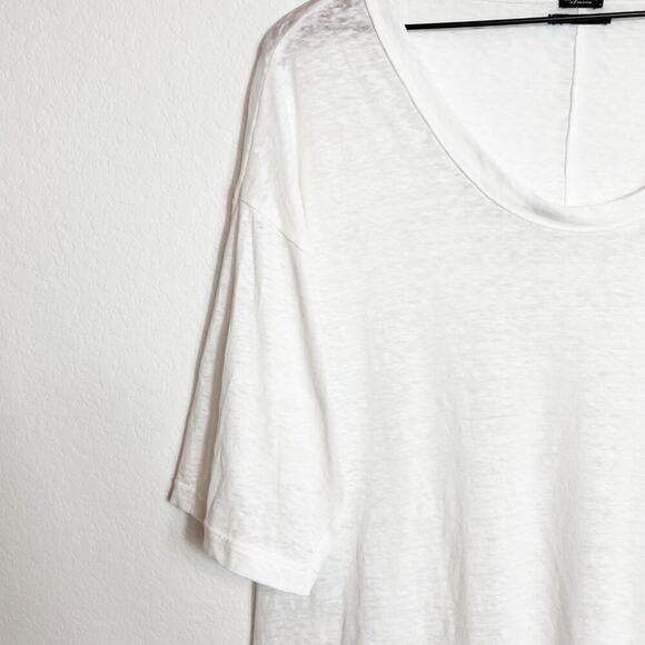 OUT FROM UNDER WHITE WOMEN SHORT SLEEVE SOFT COMFORTABLE SHIRT MEDIUM NEW - Picture 3 of 6